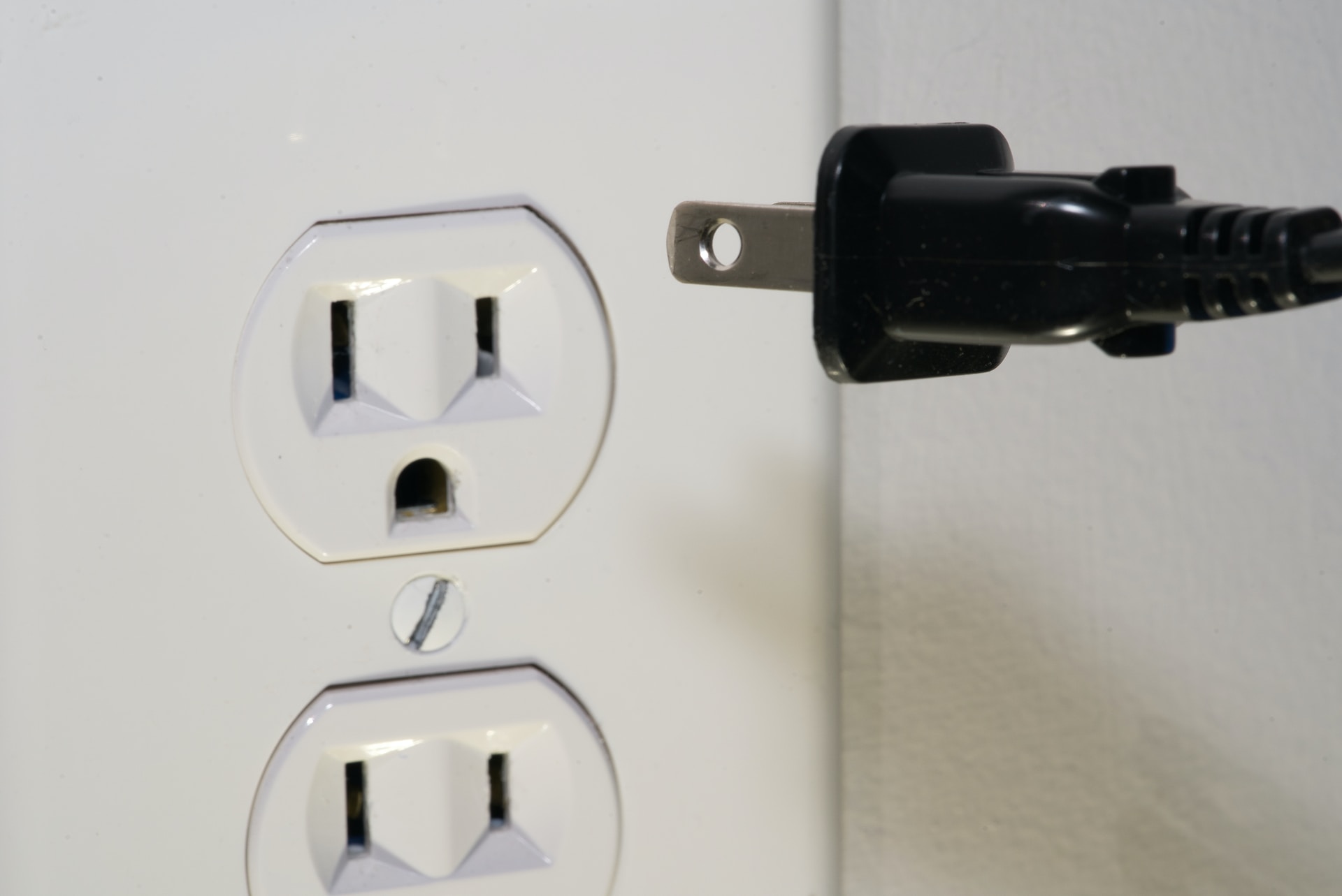 Close-up of a electrical outlet